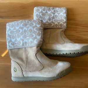 Like new Coach boots- never worn outside